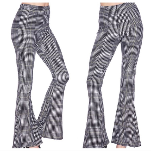 ✨RESTOCK✨Houndstooth Fabulous wide leg bell pants - Picture 5 of 8